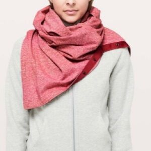 Lululemon Vinyasa Scarf *Rulu Heathered Sport Red
